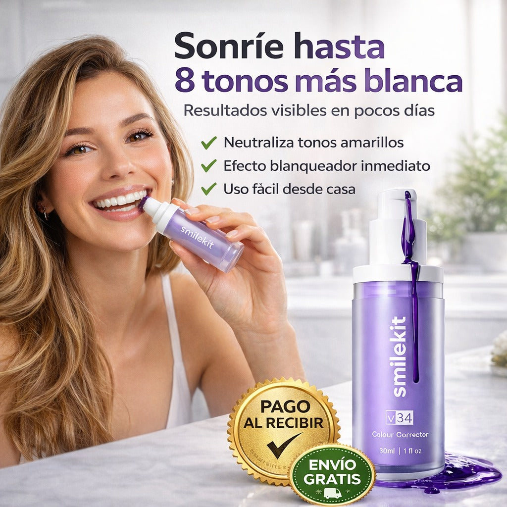 Blanqueador Dental Lila V34