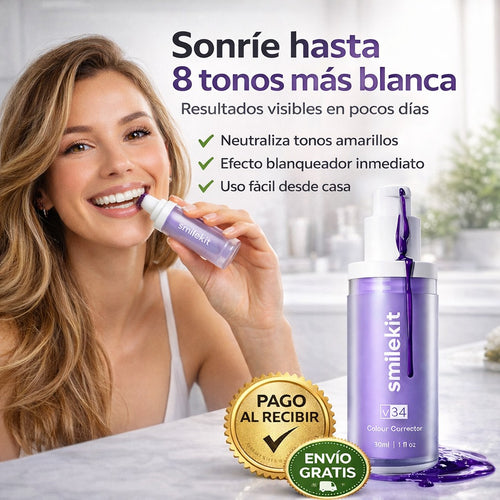 Blanqueador Dental Lila V34