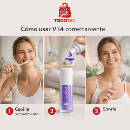 Blanqueador Dental Morada v34 - DROPRIPRO